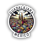 Guadalajara City Mexico  Sticker (Peel N'Stick)